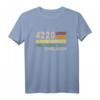 4220 Dinslaken Retro Postleitzahlen T-Shirt – Vintage Design als Geschenk für echte Dinslakener, Oma, Opa, Mama & Papa