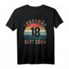 Legendär seit 2004 - 18. Geburtstag T-Shirt für Jungen und Mädchen, Geschenkidee für den Jahrgang 2004