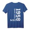 65. Geburtstag T-Shirt für Männer und Frauen - Jahrgang 1958, Geschenk zum 65. Geburtstag im Mai