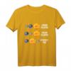 Lustiges Astronomie T-Shirt mit Mond, Sonne & Ringen - Perfekt für Raum- und Sternenliebhaber, Hobby-Astronomen & Nerds