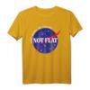 Nicht flachen keine Sorge, Wir kariert. Platz nicht Flat Earth Tee – Lustiges Astronomie- und Raumfahrt-Shirt für Wissenschafts- und Flat Earth Fans