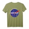 Nicht flachen keine Sorge, Wir kariert. Platz nicht Flat Earth Tee – Lustiges Astronomie- und Raumfahrt-Shirt für Wissenschafts- und Flat Earth Fans