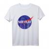 Nicht flachen keine Sorge, Wir kariert. Platz nicht Flat Earth Tee – Lustiges Astronomie- und Raumfahrt-Shirt für Wissenschafts- und Flat Earth Fans