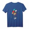 Astronaut Planeten Ballons Weltall T-Shirt – Lustiges Raumfahrt Geschenk für Astronomie- und Weltraum-Fans, Kinder und Erwachsene