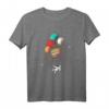 Astronaut Planeten Ballons Weltall T-Shirt – Lustiges Raumfahrt Geschenk für Astronomie- und Weltraum-Fans, Kinder und Erwachsene