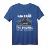 Ham Radio T-Shirt - Das ursprüngliche soziale Netzwerk für Amateurfunker mit Wellenlängensignalen, lustiges Design für Funkenthusiasten