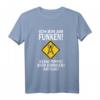 Funker Sprüche T-Shirt - Ich bin am Funken Bier Bringen Abflug | Originelles Hobby Funker Outfit für Amateurfunker & Funk Enthusiasten