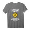 Funker Sprüche T-Shirt - Ich bin am Funken Bier Bringen Abflug | Originelles Hobby Funker Outfit für Amateurfunker & Funk Enthusiasten