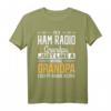 Herren Im a HAM Radio Grandpa T-Shirt - Witziges Funk Outfit für Funkamateure, Funktreffen & Fuchsjagd