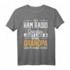 Herren Im a HAM Radio Grandpa T-Shirt - Witziges Funk Outfit für Funkamateure, Funktreffen & Fuchsjagd