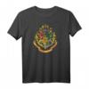 HapOwl Harry Potter Hogwarts School Crest T-Shirt – Offiziell lizenziertes Fan-Shirt für Fans und Sammler