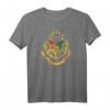 HapOwl Harry Potter Hogwarts School Crest T-Shirt – Offiziell lizenziertes Fan-Shirt für Fans und Sammler