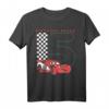 Pixar Cars T-Shirt zum 5. Geburtstag - Offiziell lizenziertes McQueen Rennfahrer Shirt für Kinder