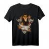 HapOwl König der Löwen Scar T-Shirt - Lustiges Geschenk mit Ich Bin Umgeben Von Idioten Motiv