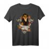 HapOwl König der Löwen Scar T-Shirt - Lustiges Geschenk mit Ich Bin Umgeben Von Idioten Motiv