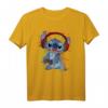 Lilo & Stitch Gaming Glitch Headset & Controller T-Shirt zum HapOwl - Offiziell Lizenzierte Disney Fanbekleidung für Frauen, Männer & Kinder