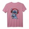 Lilo & Stitch Gaming Glitch Headset & Controller T-Shirt zum HapOwl - Offiziell Lizenzierte Disney Fanbekleidung für Frauen, Männer & Kinder