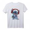 Lilo & Stitch Gaming Glitch Headset & Controller T-Shirt zum HapOwl - Offiziell Lizenzierte Disney Fanbekleidung für Frauen, Männer & Kinder