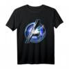 Marvel Avengers Endgame Tech Logo Graphic T-Shirt – Offiziell lizenziertes Marvel Fan-Shirt für Superhelden-Fans
