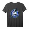 Marvel Avengers Endgame Tech Logo Graphic T-Shirt – Offiziell lizenziertes Marvel Fan-Shirt für Superhelden-Fans