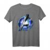Marvel Avengers Endgame Tech Logo Graphic T-Shirt – Offiziell lizenziertes Marvel Fan-Shirt für Superhelden-Fans