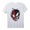 Marvel Spider-Man Peter Venom Split Face T-Shirt - Offiziell Lizenzierte Superhelden Kleidung für Fans