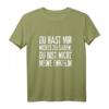 Opa Spruch T-Shirt - Lustiges Geschenk für Großvater zum Geburtstag mit witzigem Spruch 'Du hast mir nichts zu sagen, du bist nicht meine Enkelin'