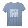 Opa Spruch T-Shirt - Lustiges Geschenk für Großvater zum Geburtstag mit witzigem Spruch 'Du hast mir nichts zu sagen, du bist nicht meine Enkelin'