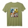 Star Wars Droids and Ships White T-Shirt - Offiziell lizenziertes Merchandise für Fans & Sci-Fi Liebhaber