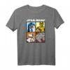 Star Wars Droids and Ships White T-Shirt - Offiziell lizenziertes Merchandise für Fans & Sci-Fi Liebhaber
