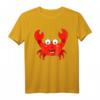 Lustiges Krabben T-Shirt für Kinder, Damen und Herren - Klassisch geschnitten, doppelt genähter Saum, Meeresmotiv