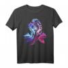 Frozen 2 Elsa Split Design T-Shirt zum HapOwl - Offiziell lizenziertes Disney Frozen 2 Fan-Shirt