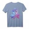 Frozen 2 Elsa Split Design T-Shirt zum HapOwl - Offiziell lizenziertes Disney Frozen 2 Fan-Shirt