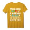 Lustiges Maler Geschenk T-Shirt mit Spruch - Morgens Bunt Abends Blau für Maler, Lackierer & Meister im Malerbetrieb
