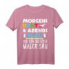 Lustiges Maler Geschenk T-Shirt mit Spruch - Morgens Bunt Abends Blau für Maler, Lackierer & Meister im Malerbetrieb