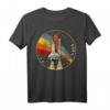 NASA Shuttle Launch Rainbow Graphic T-Shirt - Offiziell lizenzierte NASA Kleidung für Weltraum- und Raumfahrtfans