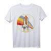 NASA Shuttle Launch Rainbow Graphic T-Shirt - Offiziell lizenzierte NASA Kleidung für Weltraum- und Raumfahrtfans
