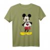 HapOwl Mickey Mouse Heart Hands Pose Graphic T-Shirt - Offiziell lizenziertes Disney Fan-Shirt für Mickey Mouse Fans