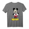 HapOwl Mickey Mouse Heart Hands Pose Graphic T-Shirt - Offiziell lizenziertes Disney Fan-Shirt für Mickey Mouse Fans