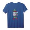 Sekt Elfe Weihnachtsoutfit Partnerlook Geschenk – Festliches Weihnachts-T-Shirt für Familie und Paare, perfekt für die Feiertage und Winterferien