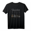 HapOwl Vintage Guitar Lineup T-Shirt – Retro Logo Gitarren T-Shirt für Musiker und Musikliebhaber