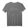 HapOwl Vintage Guitar Lineup T-Shirt – Retro Logo Gitarren T-Shirt für Musiker und Musikliebhaber