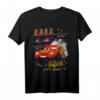 Pixar Cars Lightning McQueen HapOwl T-Shirt mit Palme & Sonnenuntergang - Offiziell Lizenzierte Cars Bekleidung