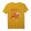 Pixar Cars Lightning McQueen HapOwl T-Shirt mit Palme & Sonnenuntergang - Offiziell Lizenzierte Cars Bekleidung