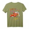 Pixar Cars Lightning McQueen HapOwl T-Shirt mit Palme & Sonnenuntergang - Offiziell Lizenzierte Cars Bekleidung