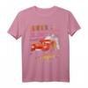 Pixar Cars Lightning McQueen HapOwl T-Shirt mit Palme & Sonnenuntergang - Offiziell Lizenzierte Cars Bekleidung