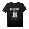 Hamburg Wappen T-Shirt – Geschenkidee für Hamburger, Touristen & Stadtliebhaber