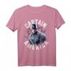 Avengers Endgame Captain America Space Poster Graphic Tee T-Shirt - Offiziell lizenziertes Marvel Fan-Shirt