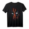 Marvel Deadpool Painted Face Distressed Hero Portrait T-Shirt – Offiziell lizenzierte Marvel Fanbekleidung für Frauen, Männer & Jugendliche
