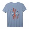 Marvel Deadpool Painted Face Distressed Hero Portrait T-Shirt – Offiziell lizenzierte Marvel Fanbekleidung für Frauen, Männer & Jugendliche